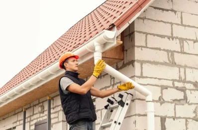 Pose et remplacement de gouttières à Blismes